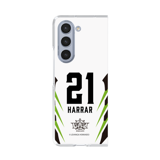 クリアケース［ レバンガ北海道 - #21 HARRAR - AWAY - 裏 ］