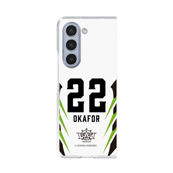 クリアケース［ レバンガ北海道 - #22 OKAFOR - AWAY - 裏 ］