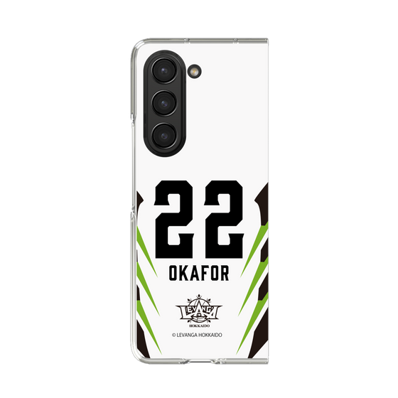 クリアケース［ レバンガ北海道 - #22 OKAFOR - AWAY - 裏 ］