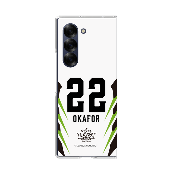クリアケース［ レバンガ北海道 - #22 OKAFOR - AWAY - 裏 ］