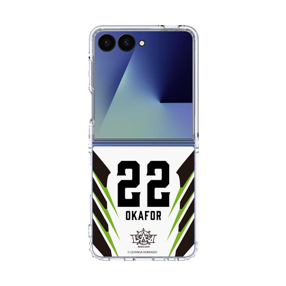 クリアケース［ レバンガ北海道 - #22 OKAFOR - AWAY - 裏 ］