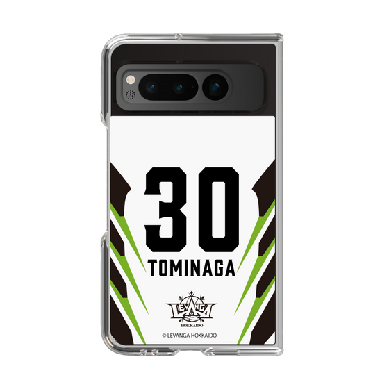 クリアケース［ レバンガ北海道 - #30 TOMINAGA - AWAY - 裏 ］