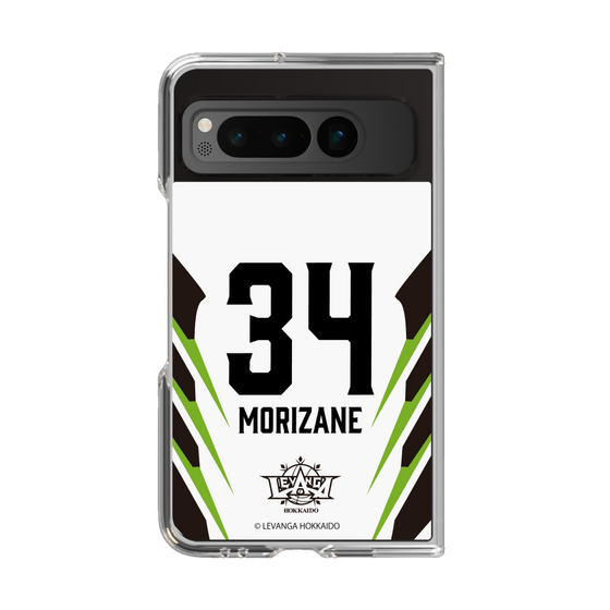 クリアケース［ レバンガ北海道 - #34 MORIZANE - AWAY - 裏 ］