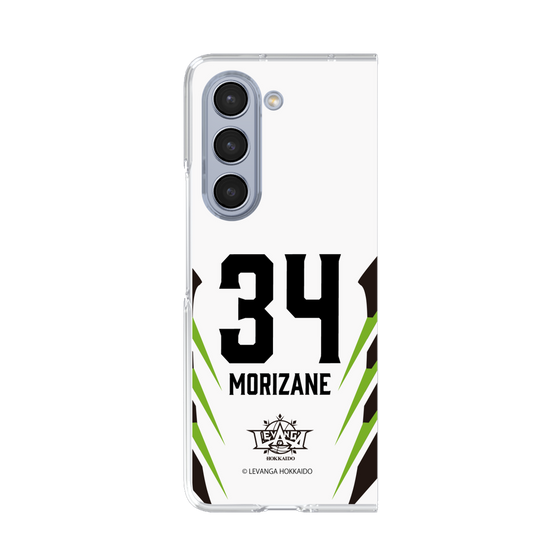 クリアケース［ レバンガ北海道 - #34 MORIZANE - AWAY - 裏 ］