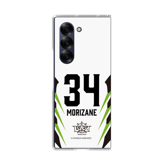 クリアケース［ レバンガ北海道 - #34 MORIZANE - AWAY - 裏 ］
