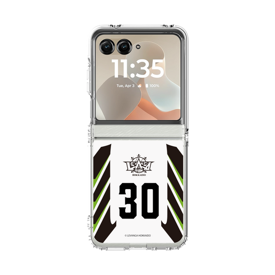 クリアケース［ レバンガ北海道 - #30 TOMINAGA - AWAY - 表 ］