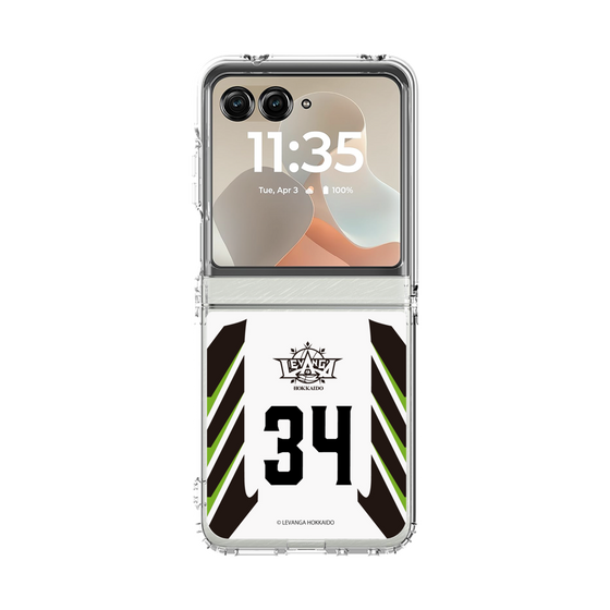 クリアケース［ レバンガ北海道 - #34 MORIZANE - AWAY - 表 ］