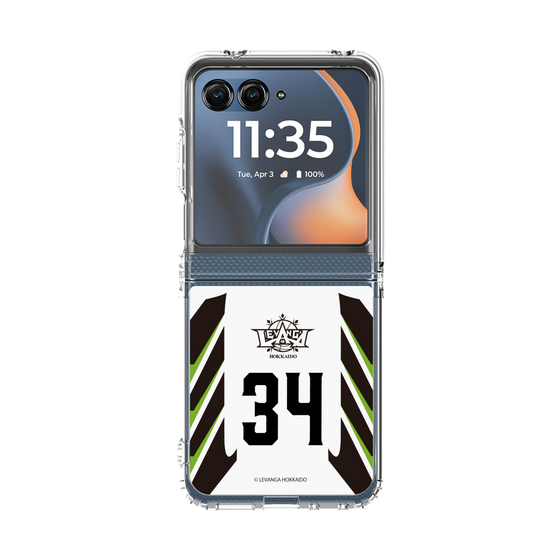 クリアケース［ レバンガ北海道 - #34 MORIZANE - AWAY - 表 ］