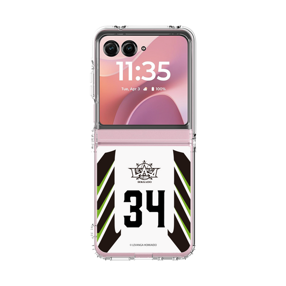 クリアケース［ レバンガ北海道 - #34 MORIZANE - AWAY - 表 ］