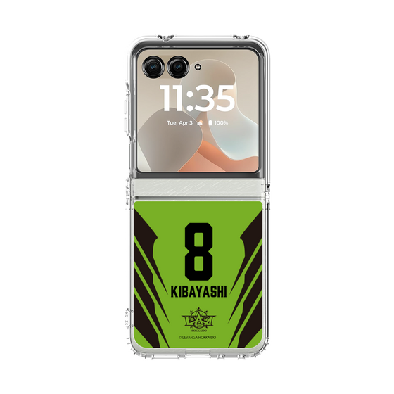 クリアケース［ レバンガ北海道 - #8 KIBAYASHI - HOME - 裏 ］