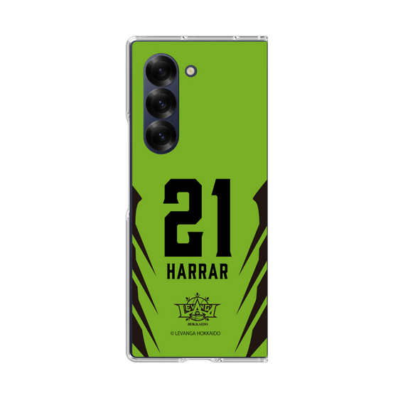 クリアケース［ レバンガ北海道 - #21 HARRAR - HOME - 裏 ］