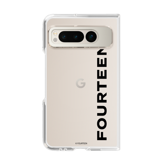 クリアケース［ フォーティーン - フォーティーンロゴ - クリア ］