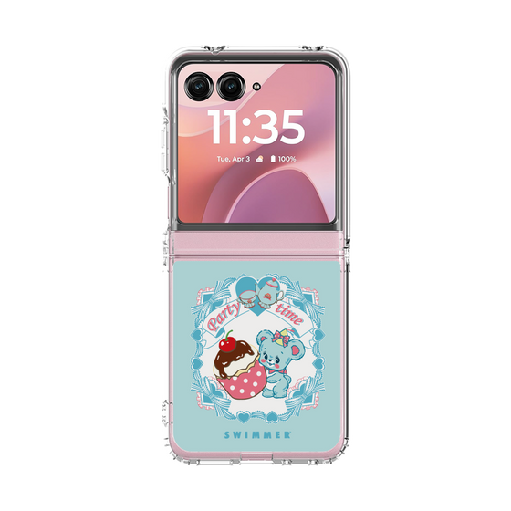 クリアケース［ SWIMMER - パーティー - ハグリー ］
