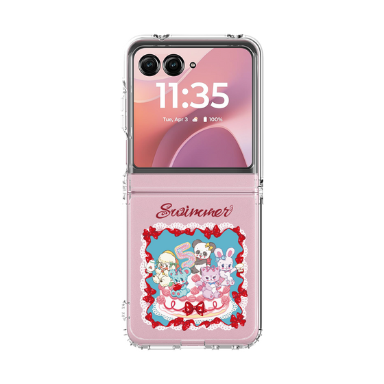 クリアケース［ SWIMMER - ケーキ ］