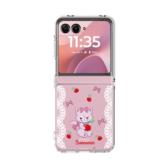 クリアケース［ SWIMMER - チェリー - キャミー ］