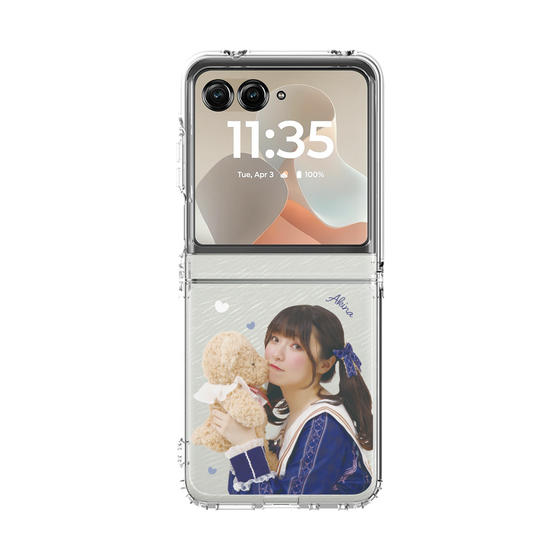 クリアケース［ 法元明菜 - テディベア ］