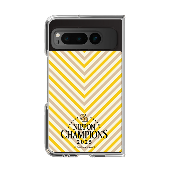 クリアケース［ 福岡ソフトバンクホークス - NIPPON CHAMPIONS 2025 ロゴ - パターン ］
