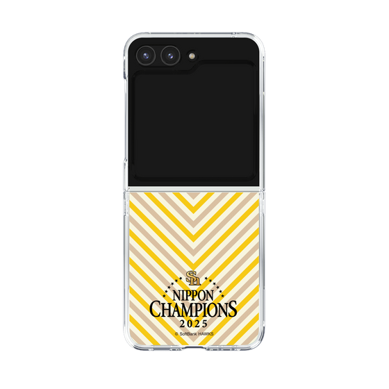 クリアケース［ 福岡ソフトバンクホークス - NIPPON CHAMPIONS 2025 ロゴ - パターン ］