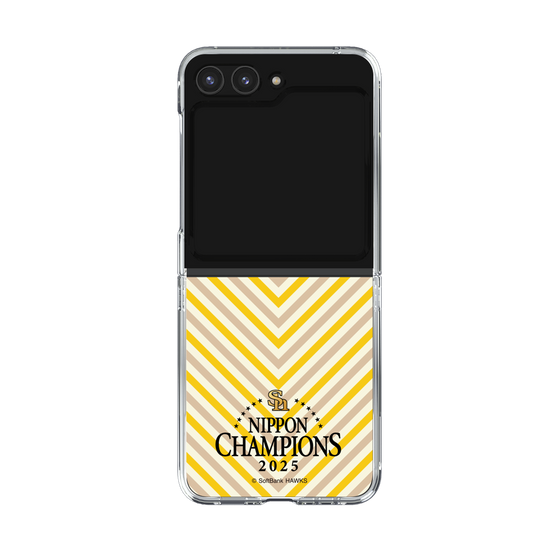 クリアケース［ 福岡ソフトバンクホークス - NIPPON CHAMPIONS 2025 ロゴ - パターン ］