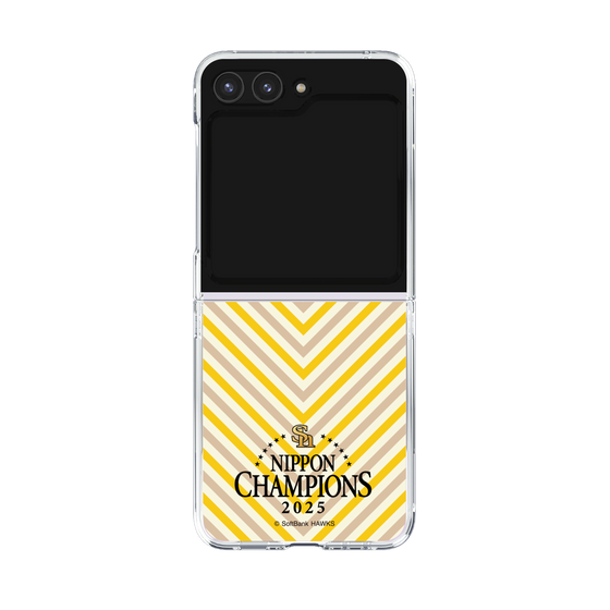 クリアケース［ 福岡ソフトバンクホークス - NIPPON CHAMPIONS 2025 ロゴ - パターン ］