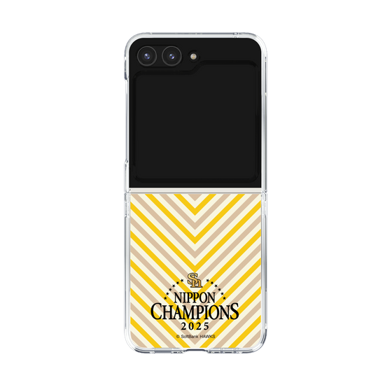 クリアケース［ 福岡ソフトバンクホークス - NIPPON CHAMPIONS 2025 ロゴ - パターン ］