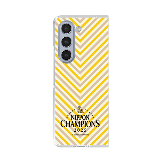 クリアケース［ 福岡ソフトバンクホークス - NIPPON CHAMPIONS 2025 ロゴ - パターン ］
