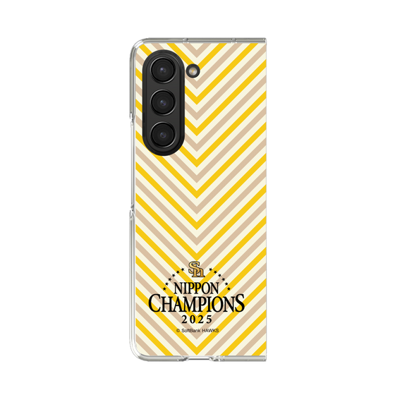 クリアケース［ 福岡ソフトバンクホークス - NIPPON CHAMPIONS 2025 ロゴ - パターン ］