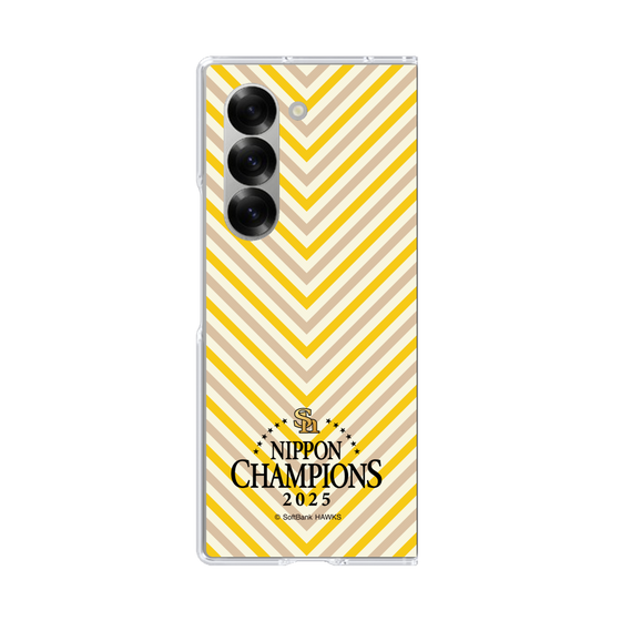 クリアケース［ 福岡ソフトバンクホークス - NIPPON CHAMPIONS 2025 ロゴ - パターン ］
