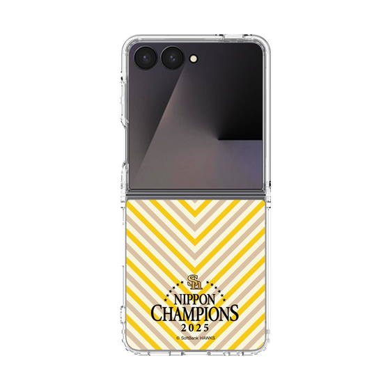 クリアケース［ 福岡ソフトバンクホークス - NIPPON CHAMPIONS 2025 ロゴ - パターン ］