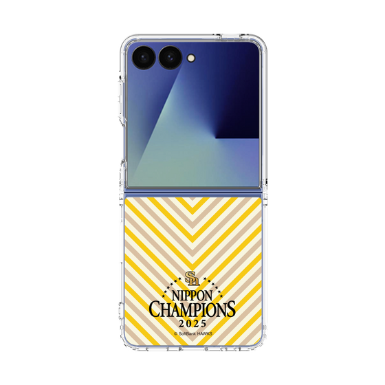 クリアケース［ 福岡ソフトバンクホークス - NIPPON CHAMPIONS 2025 ロゴ - パターン ］