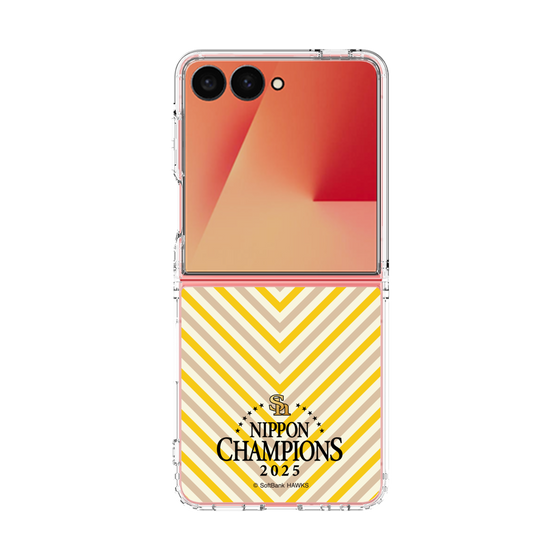クリアケース［ 福岡ソフトバンクホークス - NIPPON CHAMPIONS 2025 ロゴ - パターン ］