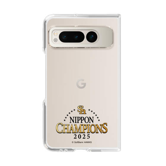 クリアケース［ 福岡ソフトバンクホークス - NIPPON CHAMPIONS 2025 ロゴ - クリア ］