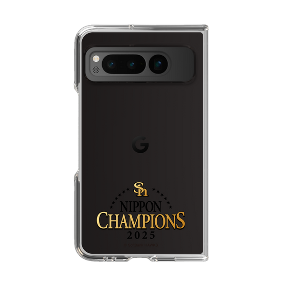 クリアケース［ 福岡ソフトバンクホークス - NIPPON CHAMPIONS 2025 ロゴ - クリア ］