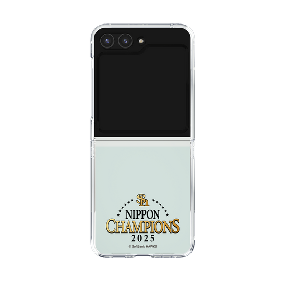 クリアケース［ 福岡ソフトバンクホークス - NIPPON CHAMPIONS 2025 ロゴ - クリア ］