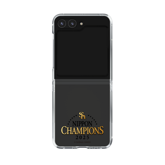 クリアケース［ 福岡ソフトバンクホークス - NIPPON CHAMPIONS 2025 ロゴ - クリア ］