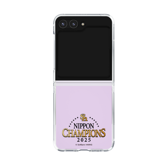 クリアケース［ 福岡ソフトバンクホークス - NIPPON CHAMPIONS 2025 ロゴ - クリア ］