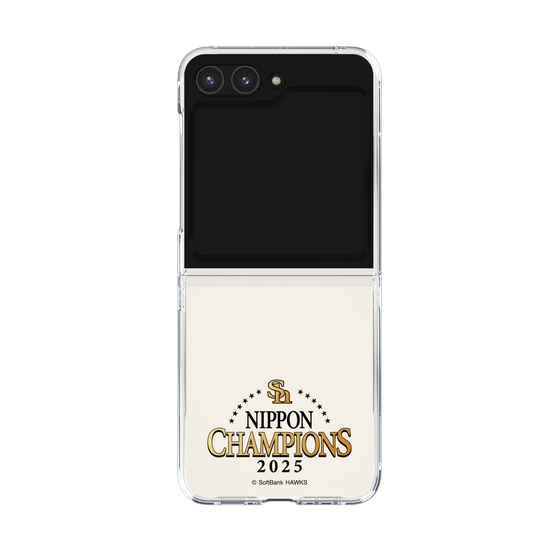 クリアケース［ 福岡ソフトバンクホークス - NIPPON CHAMPIONS 2025 ロゴ - クリア ］