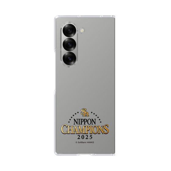 クリアケース［ 福岡ソフトバンクホークス - NIPPON CHAMPIONS 2025 ロゴ - クリア ］