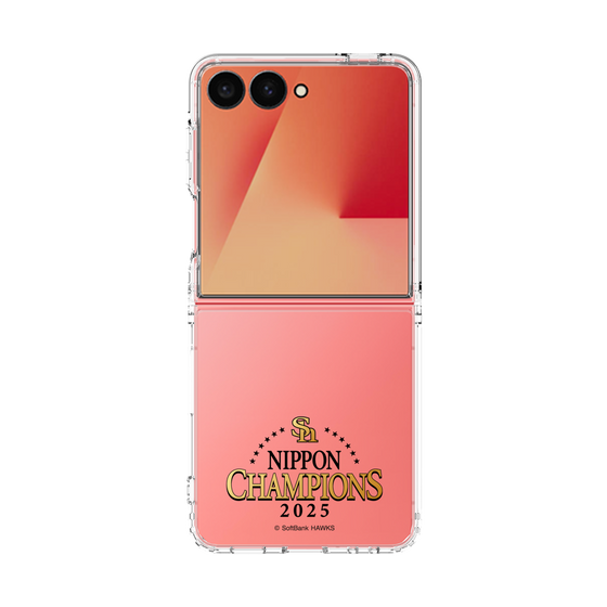 クリアケース［ 福岡ソフトバンクホークス - NIPPON CHAMPIONS 2025 ロゴ - クリア ］