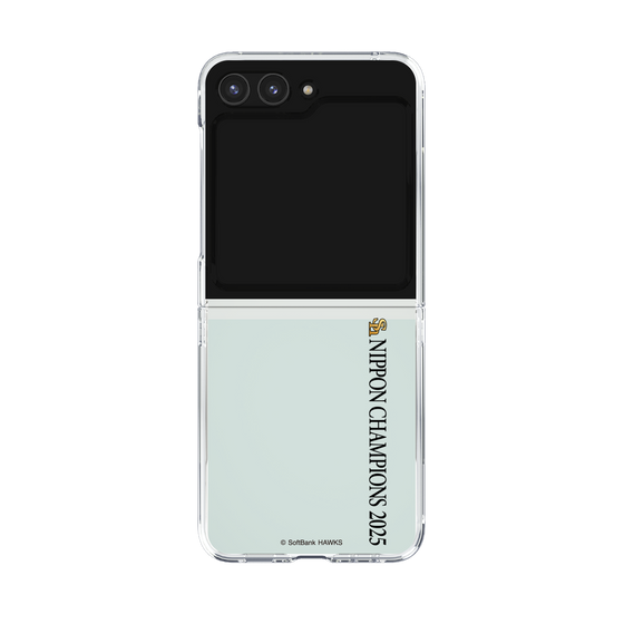 クリアケース［ 福岡ソフトバンクホークス - NIPPON CHAMPIONS 2025 ロゴ - 縦ロゴ ］