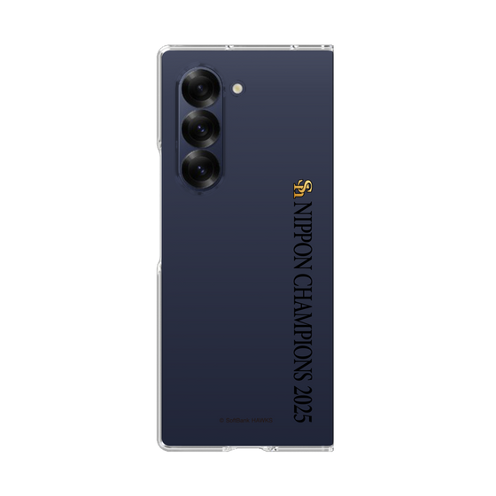 クリアケース［ 福岡ソフトバンクホークス - NIPPON CHAMPIONS 2025 ロゴ - 縦ロゴ ］