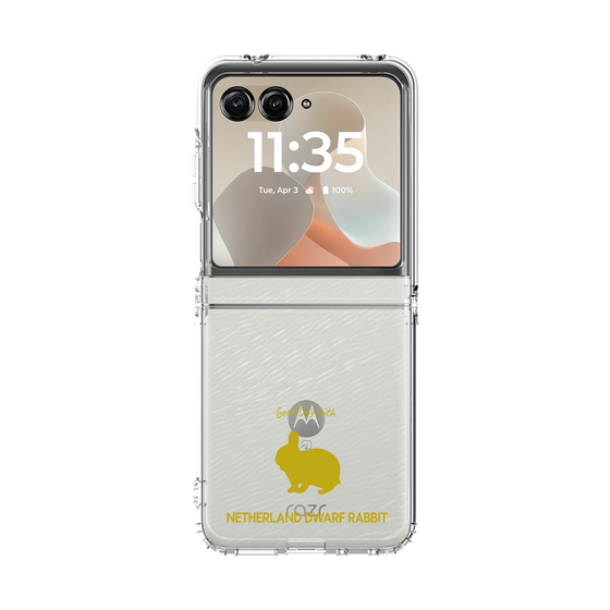 クリアケース［ &UCHINOCO - うさぎ - ネザーランドドワーフ ］