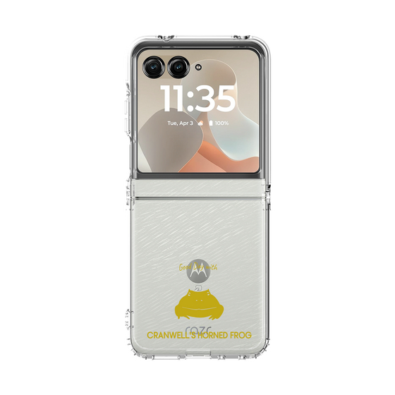 クリアケース［ &UCHINOCO - クランウェルツノガエル ］