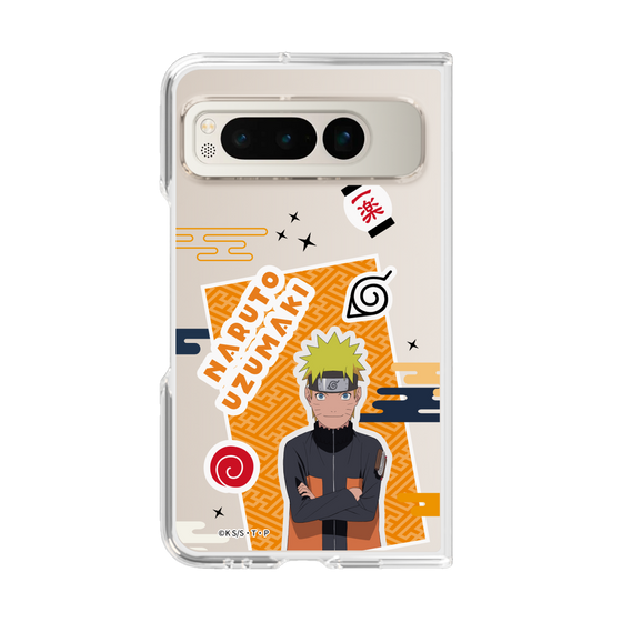 クリアケース［ NARUTO -ナルト- 疾風伝 - ステッカー - うずまきナルト ］
