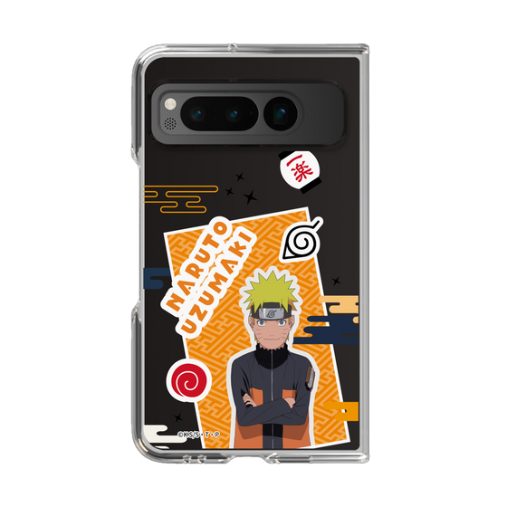 クリアケース［ NARUTO -ナルト- 疾風伝 - ステッカー - うずまきナルト ］