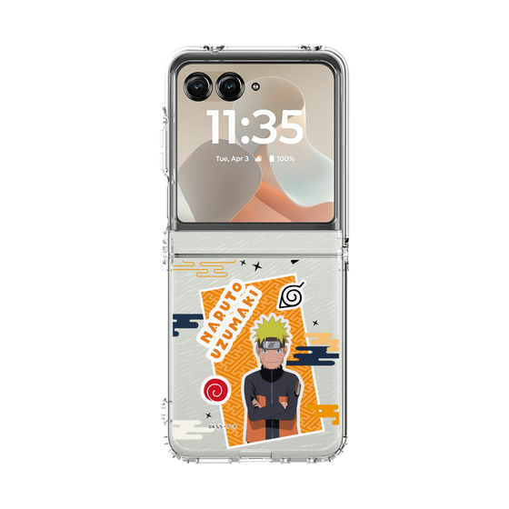 クリアケース［ NARUTO -ナルト- 疾風伝 - ステッカー - うずまきナルト ］