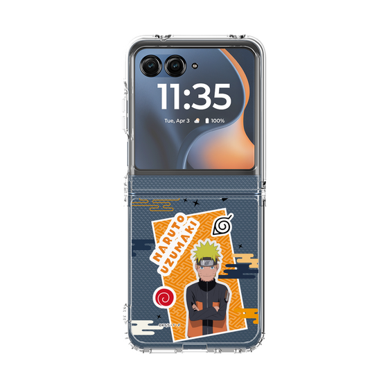 クリアケース［ NARUTO -ナルト- 疾風伝 - ステッカー - うずまきナルト ］