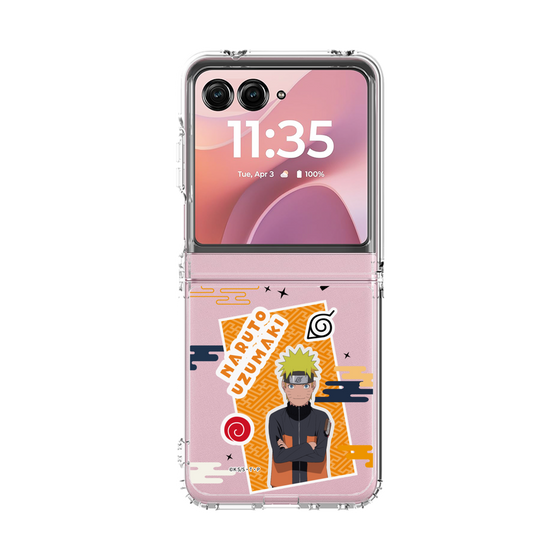 クリアケース［ NARUTO -ナルト- 疾風伝 - ステッカー - うずまきナルト ］