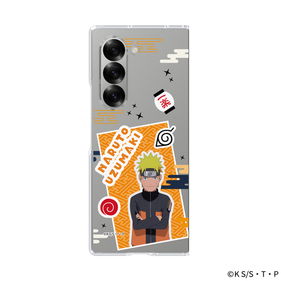 クリアケース［ NARUTO-ナルト- 疾風伝 - ステッカー - うずまきナルト ］