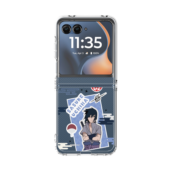 クリアケース［ NARUTO -ナルト- 疾風伝 - ステッカー - うちはサスケ ］